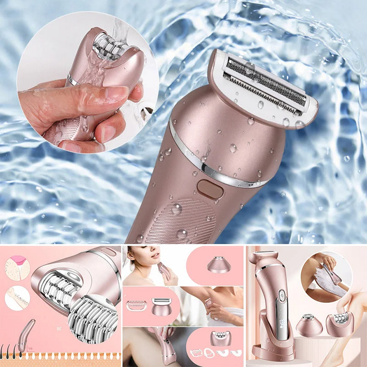 Colverro™ 3-in-1 Waterproof Electric Shaver for Women, USB Rechargeable