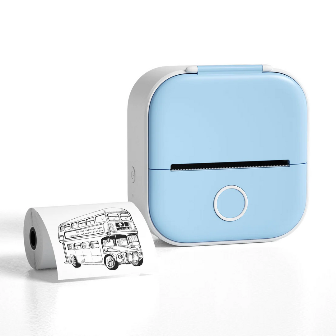 Colverro™ Mini Bluetooth Thermal Printer for Labels, Notes and Photos