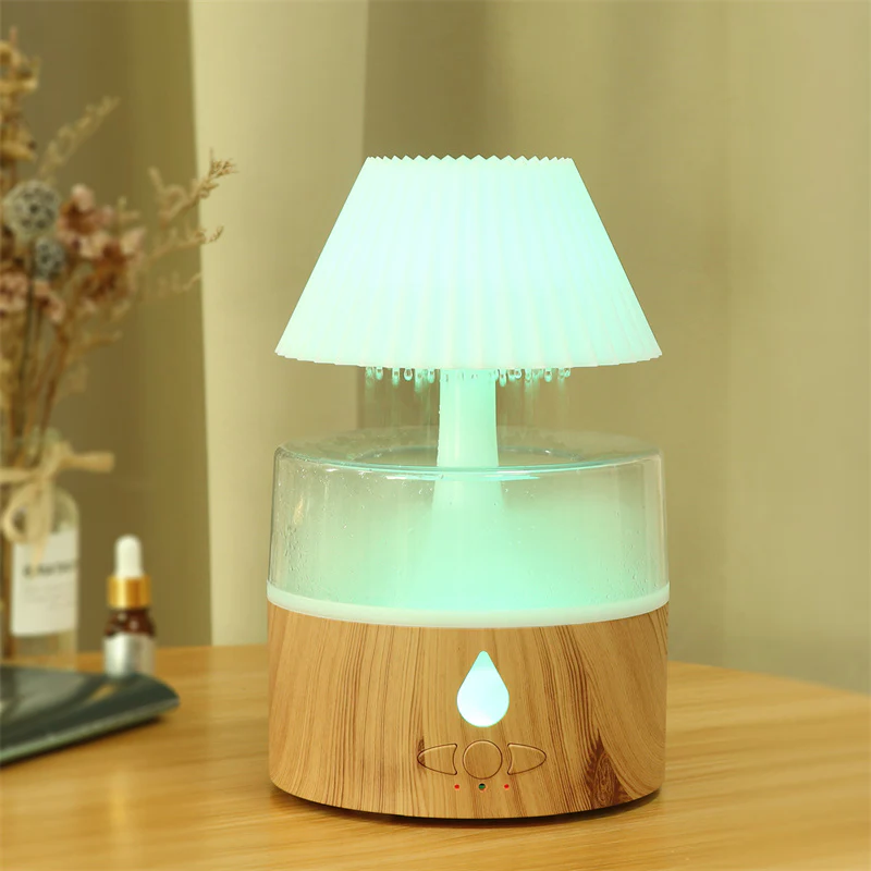 Colverro™ Rain Cloud Humidifier and Aroma Diffuser with Night Light