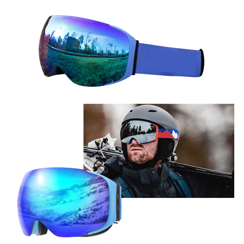 Colverro™ Magnetic Ski Goggles with Two Polarized Swap Lenses Set