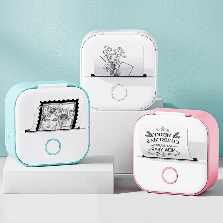 Colverro™ Mini Bluetooth Thermal Printer for Labels, Notes and Photos