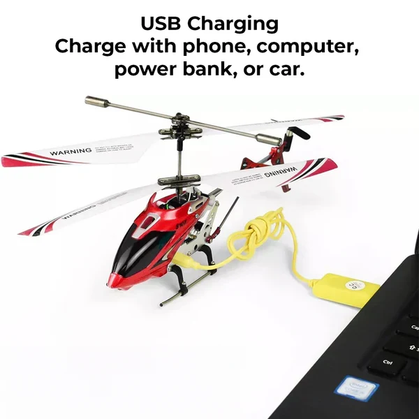 Colverro™ Mini Remote Control Helicopter with Gyro and Durable Metal Frame