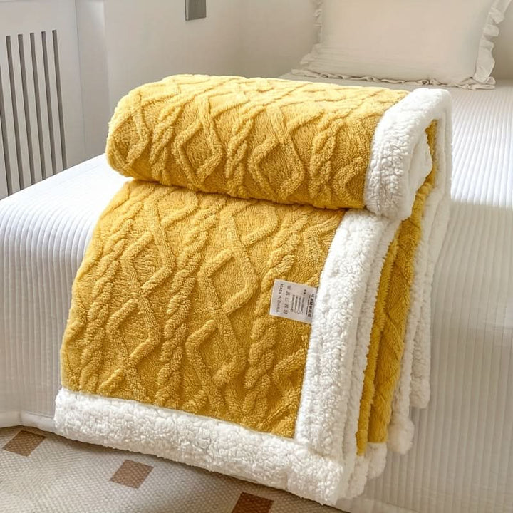 Colverro™ Soft Comfort Blanket for Bed, Couch and Wrapping Up