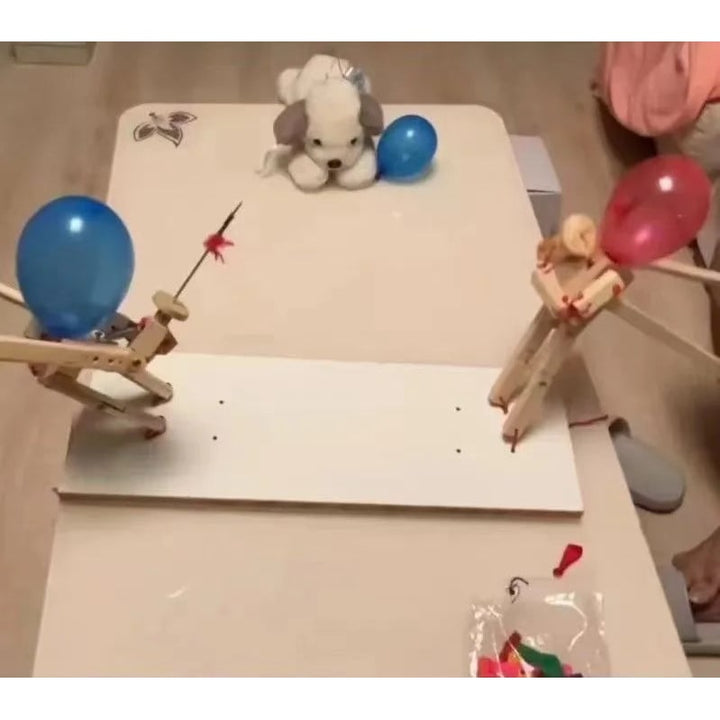 Colverro™ Wooden Balloon Pop Fencing Game for Two Players