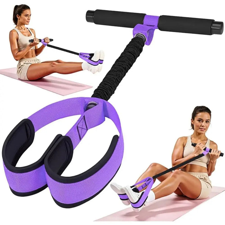 Colverro™ Pedal Resistance Band with Foam Handlebar for Core Training