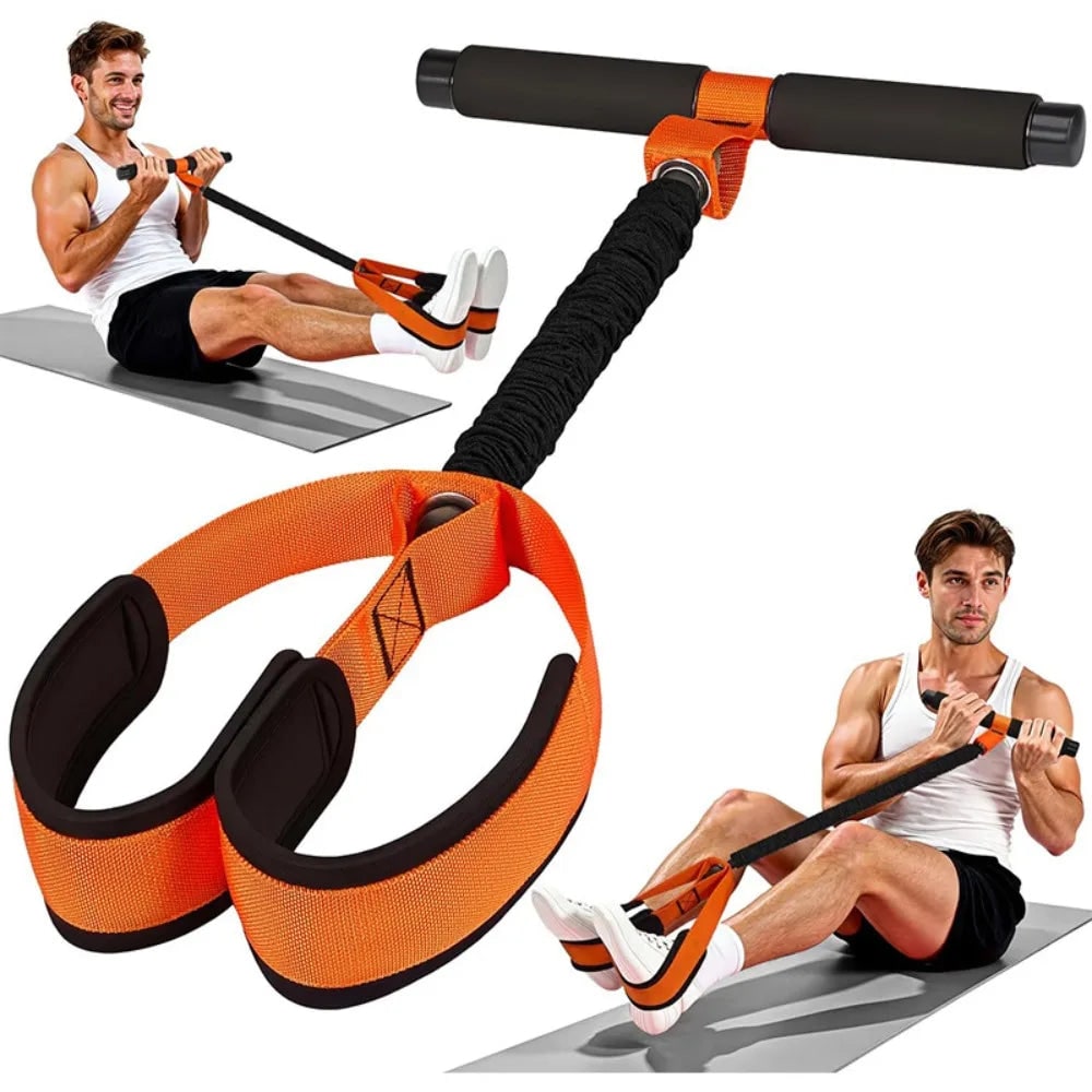 Colverro™ Pedal Resistance Band with Foam Handlebar for Core Training