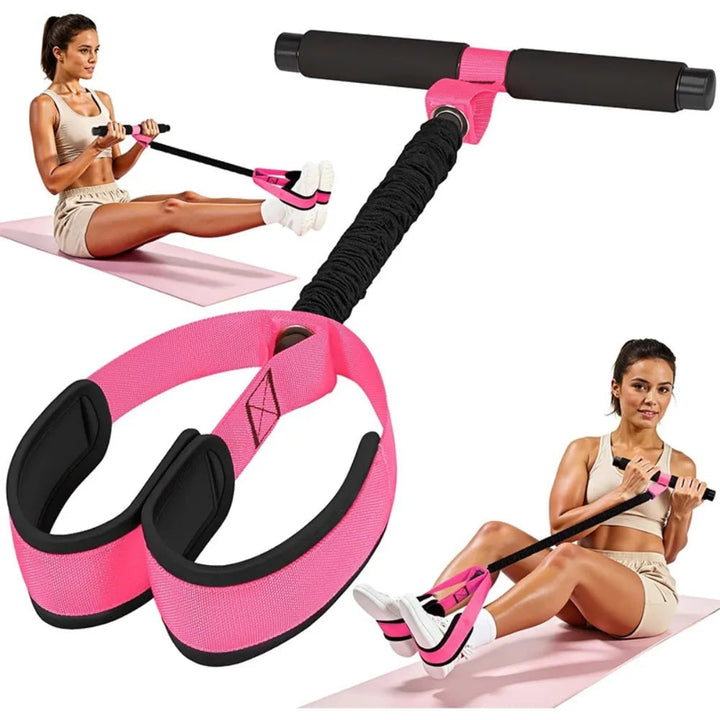 Colverro™ Pedal Resistance Band with Foam Handlebar for Core Training