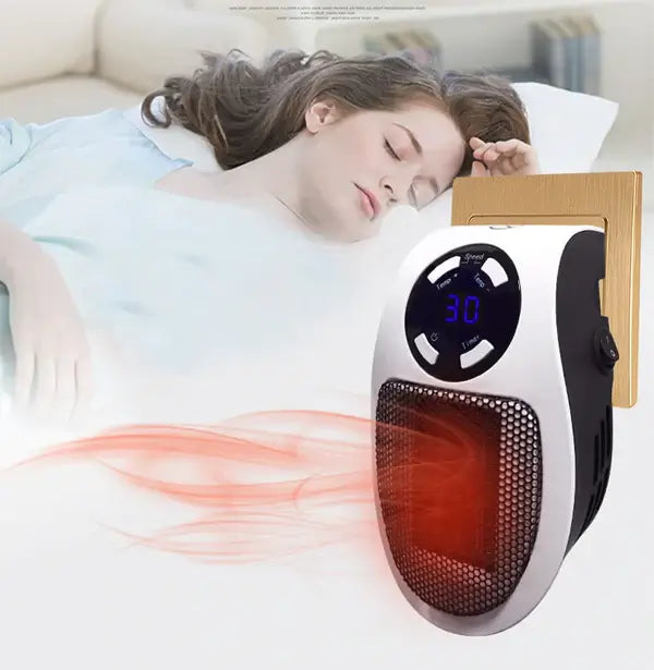 Colverro™ 500W Wall Plug-In Heater with Digital Thermostat