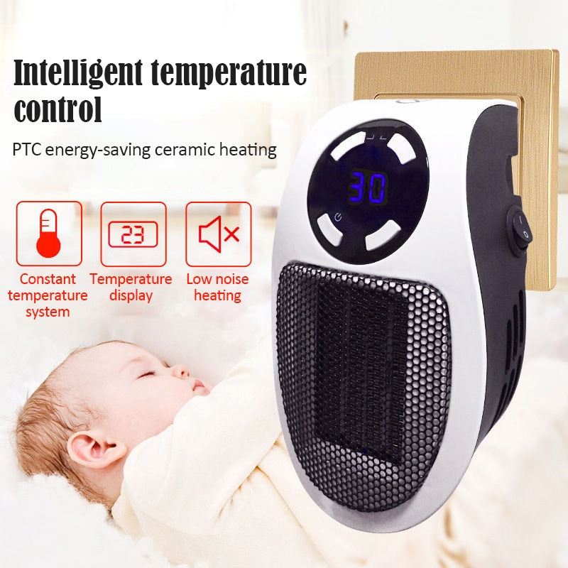 Colverro™ Mini Portable Heater with Temperature Display