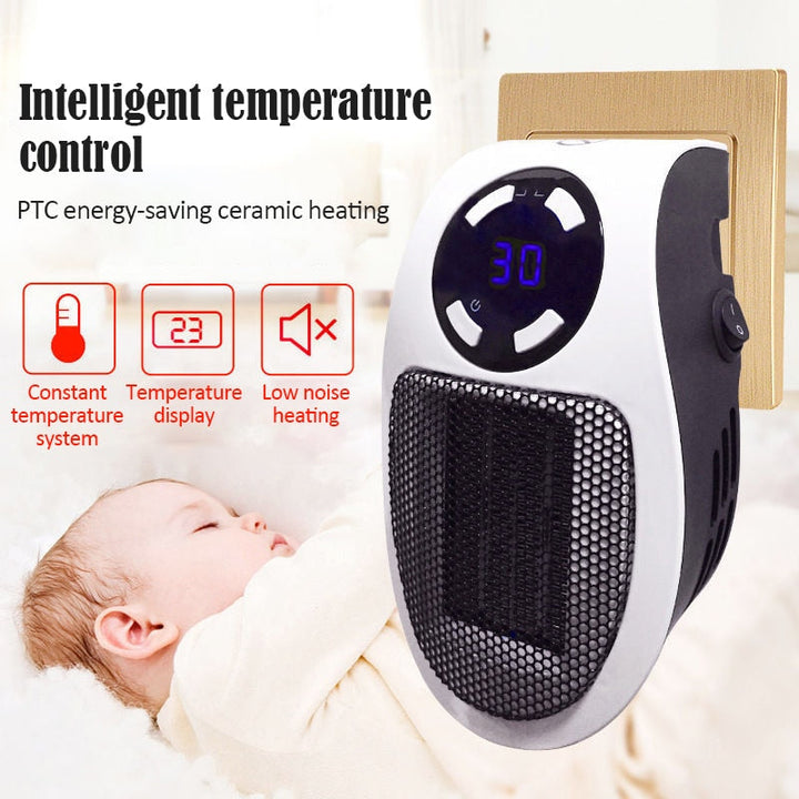 Colverro™ Mini Portable Heater with Temperature Display