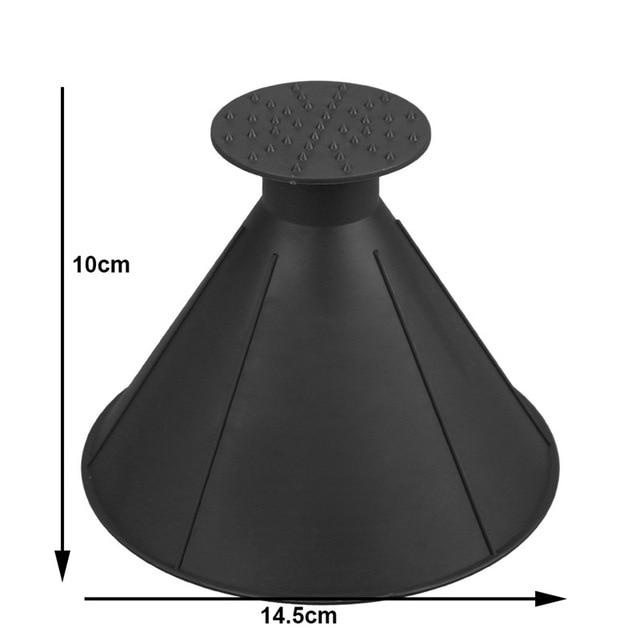 Colverro™ Cone-Shaped Windshield Ice Scraper for Quick Circular Clearing