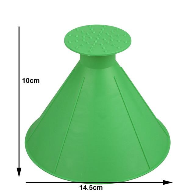 Colverro™ Cone-Shaped Windshield Ice Scraper for Quick Circular Clearing