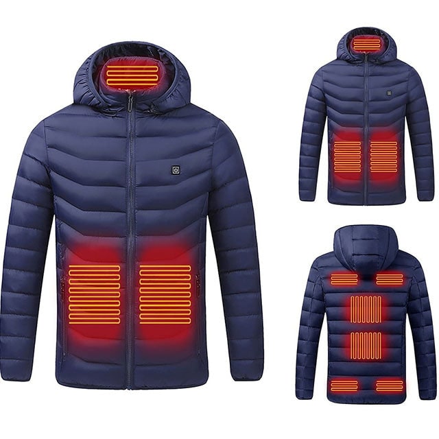 Colverro™ Heated Puffer Jacket with Hood and 9 Heat Zones