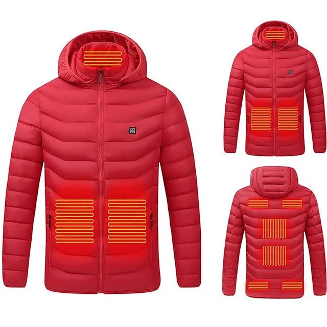 Colverro™ Heated Puffer Jacket with Hood and 9 Heat Zones