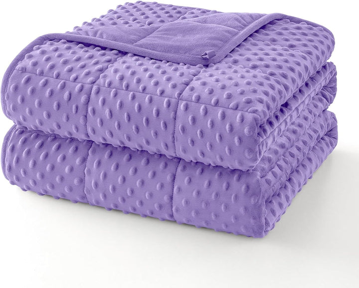 Colverro™ Weighted Blanket with Dot Texture and Cooling Microfiber