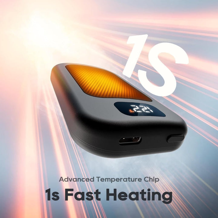 Colverro™ Electric Hand Warmer with LED Display and 3 Heat Levels