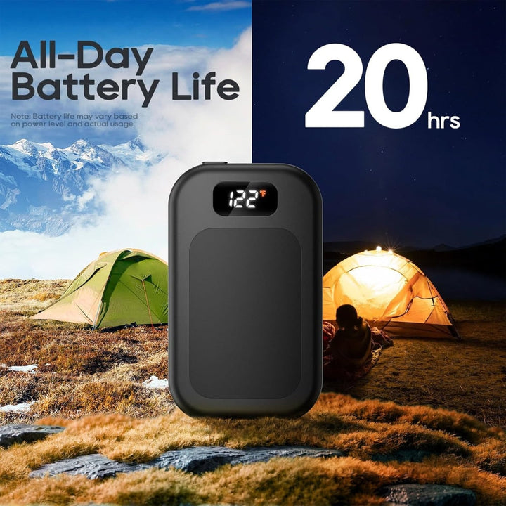 Colverro™ Electric Hand Warmer with LED Display and 3 Heat Levels