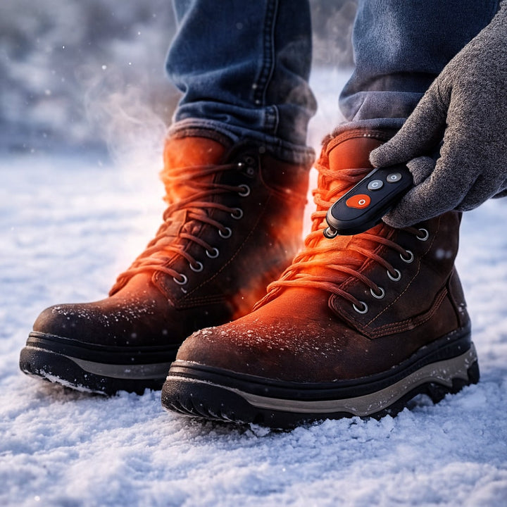 Colverro™ Rechargeable Heated Insoles with Remote Control and Arch Support
