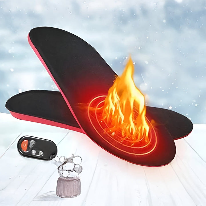 Colverro™ Rechargeable Heated Insoles with Remote Control and Arch Support