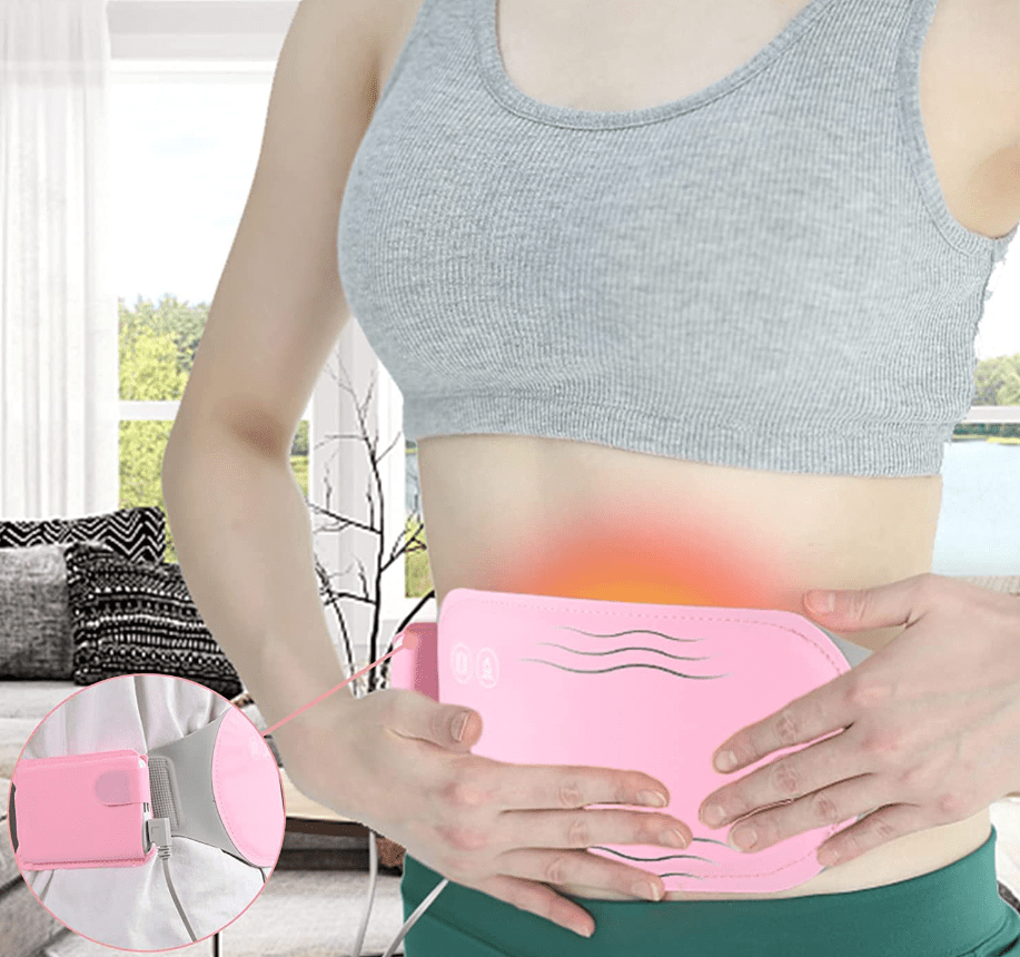 Colverro™ Cordless Heating Pad for Stomach and Back with Vibration