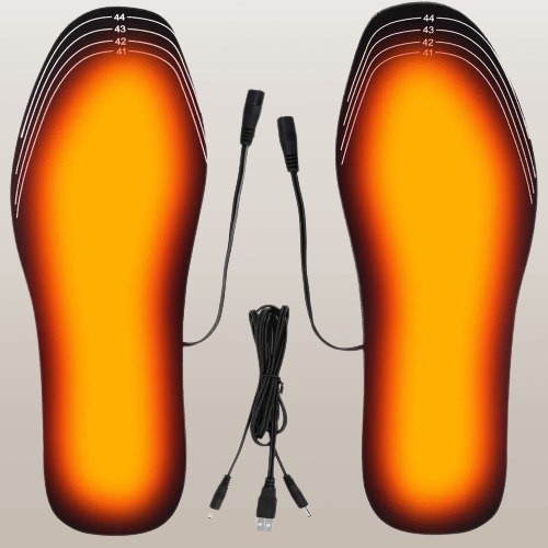 Colverro™ USB Heated Shoe Insoles for Warm Feet on the Go