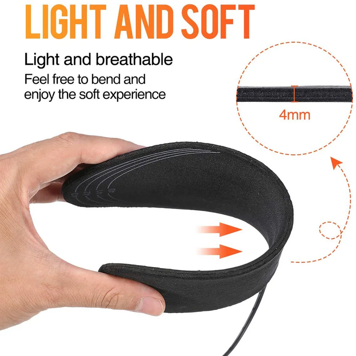 Colverro™ USB Heated Shoe Insoles for Warm Feet on the Go