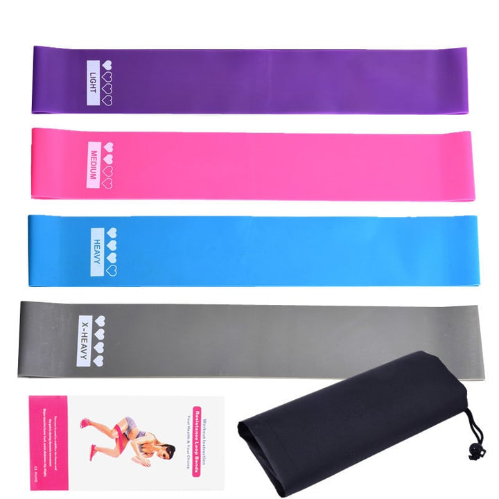Colverro™ Resistance Bands Set with Four Levels and Carrying Pouch