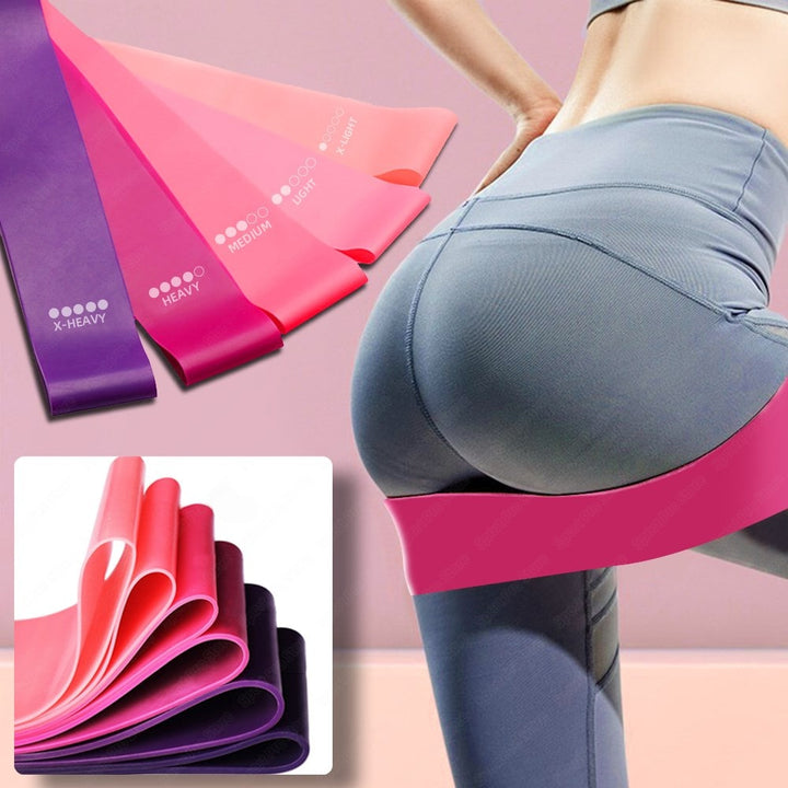 Colverro™ Resistance Bands Set with Four Levels and Carrying Pouch