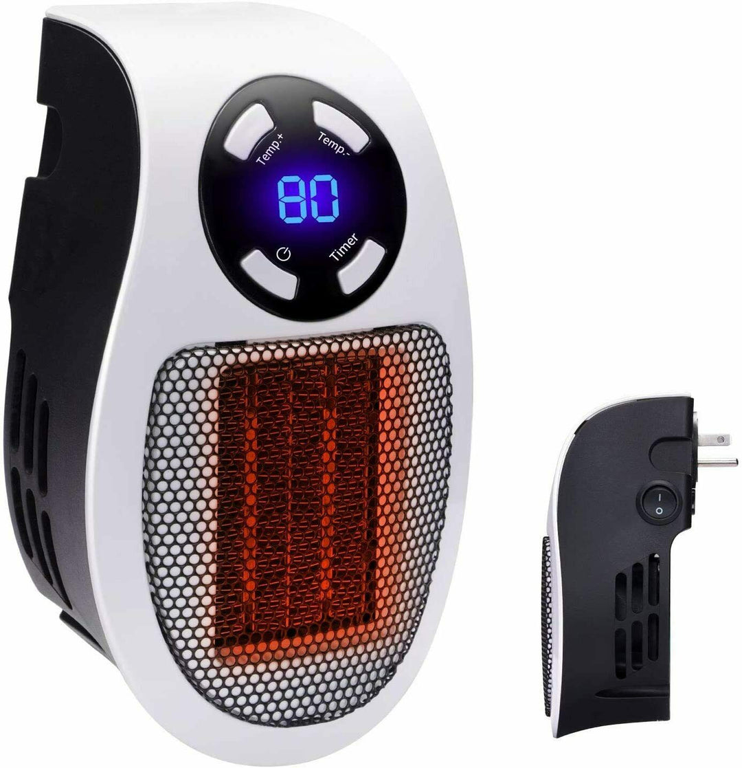 Colverro™ Plug-In Mini Space Heater with LED Display and Remote