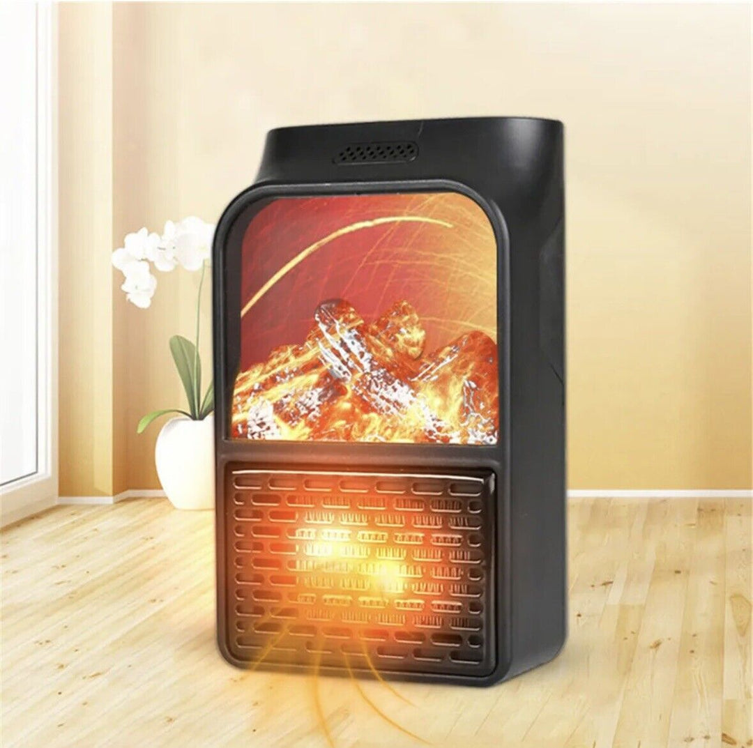 Colverro™ Plug-In Flame Effect Heater with Remote Control and Timer