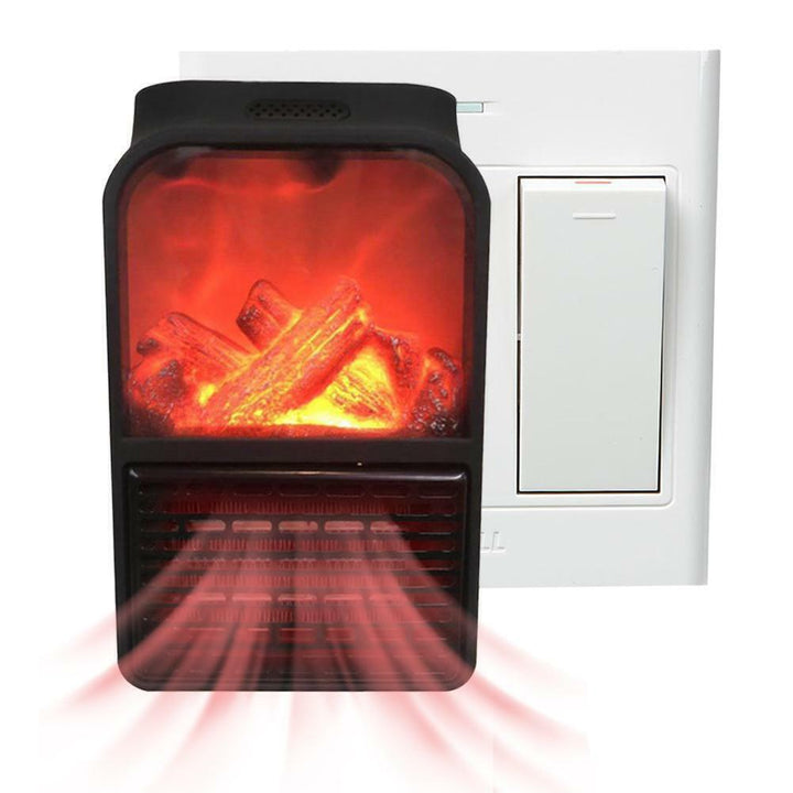 Colverro™ Plug-In Flame Effect Heater with Remote Control and Timer