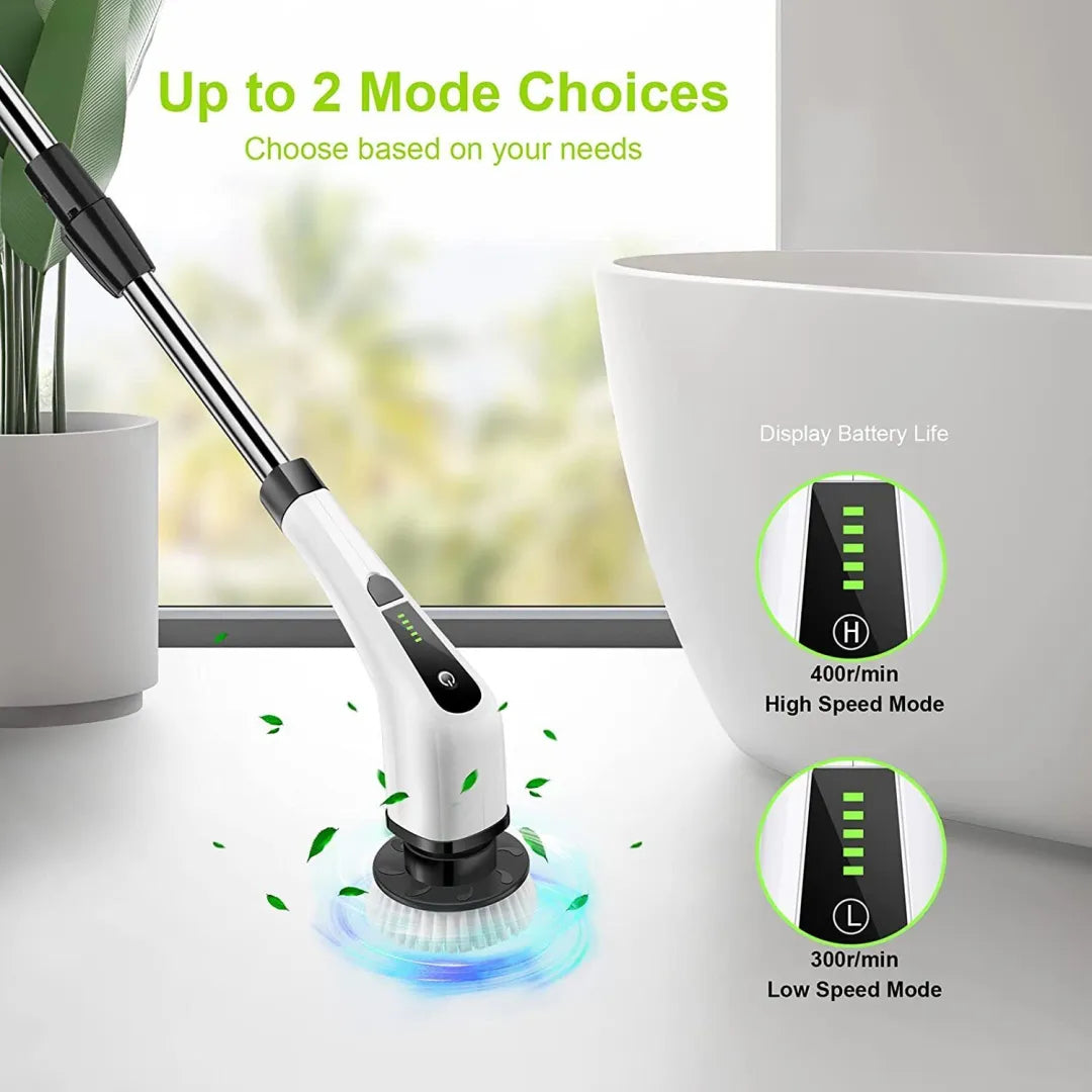 Colverro™ Cordless Electric Spin Scrubber with 7 Brush Heads