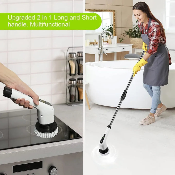 Colverro™ Cordless Electric Spin Scrubber with 7 Brush Heads