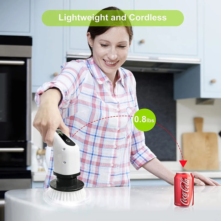 Colverro™ Cordless Electric Spin Scrubber with 7 Brush Heads