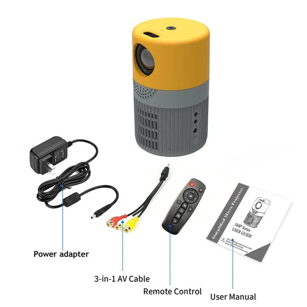 Colverro™ Portable Mini Projector with Built-In Speaker and HDMI