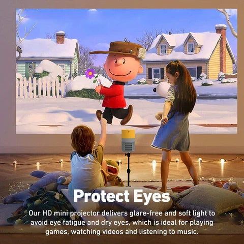 Colverro™ Portable Mini Projector with Built-In Speaker and HDMI