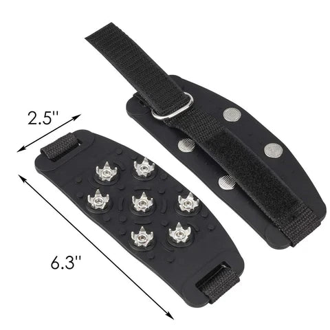 Colverro™ Adjustable Ice Cleats for Shoes and Boots – 7 Steel Spikes