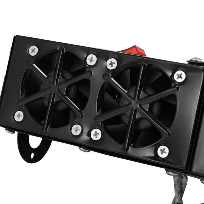 Colverro™ 500W 12V Car Heater with Four Vents and Quiet Fans