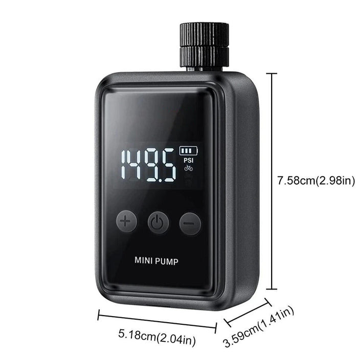 Colverro™ Electric Mini Bike Pump with Digital Display & Auto Shutoff
