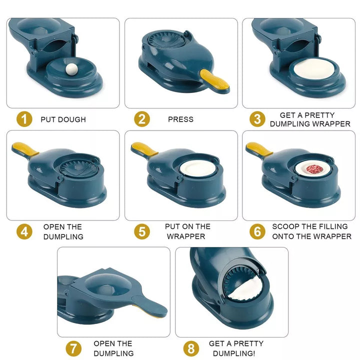 Colverro™ 2-in-1 Dumpling Maker and Dough Press for Perfect Seals