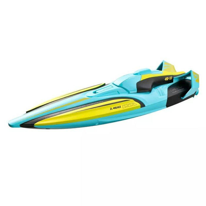 Colverro™ High-Speed RC Boat with Twin Motors and LED Lights, 22 mph