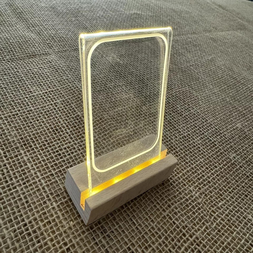 Colverro™ Light-Up Photo Frame with Three Slots for Photos and Tickets