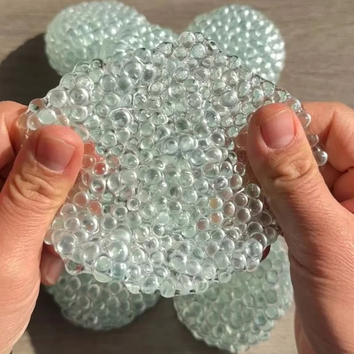 Colverro™ Squishy Dumpling Stress Ball with Gel Beads and Bumpy Texture