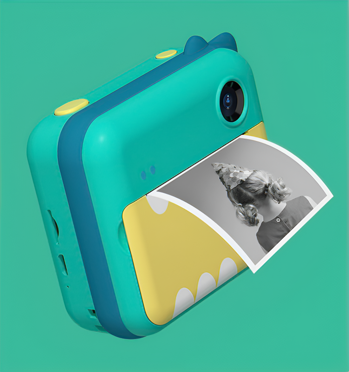 Colverro™ Kids' Instant Print Camera with Dual 1080p Lenses and Screen