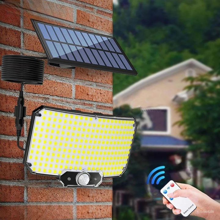 Colverro™ Solar Motion Sensor Flood Light with 234 LEDs and Remote Control