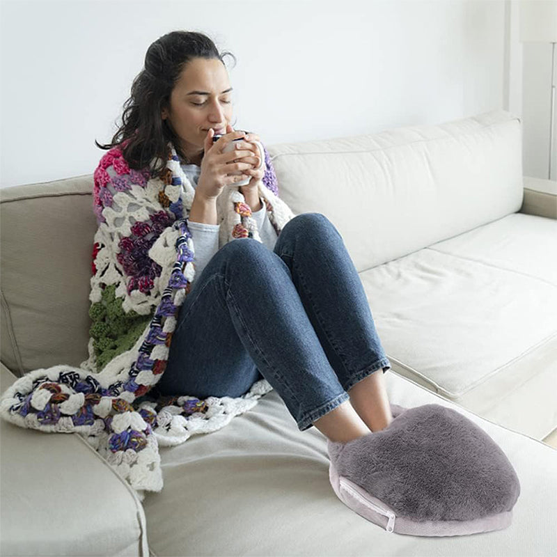 Colverro™ Plush USB Foot Warmer with 360° Wrap-Around Heat
