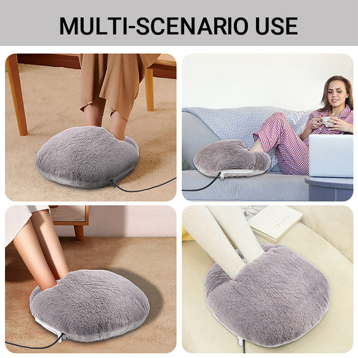 Colverro™ Plush USB Foot Warmer with 360° Wrap-Around Heat
