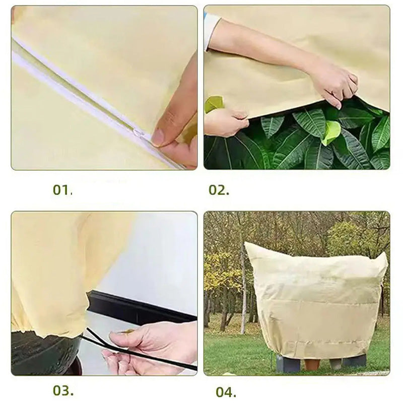 Colverro™ Frost Protection Plant Cover with Drawstring Closure