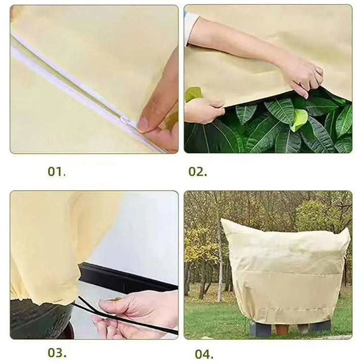 Colverro™ Frost Protection Plant Cover with Drawstring Closure