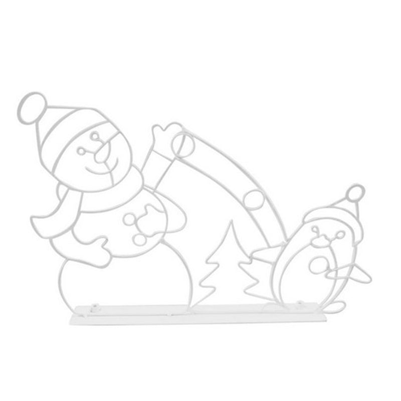 Colverro™ Animated Snowman and Penguin LED Light with Snowball Effect